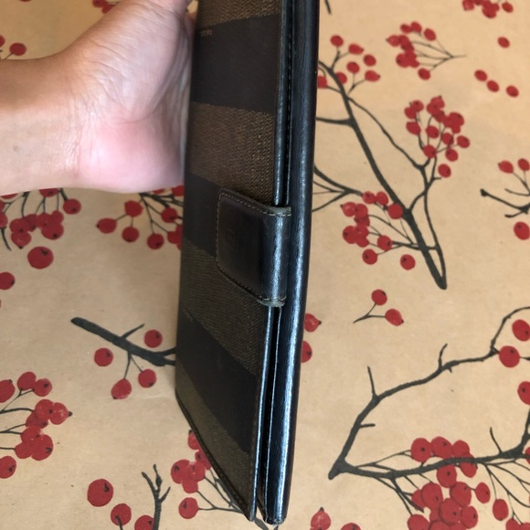 Authentic Fendi Pequin stripe long wallet - Picture 7 of 14